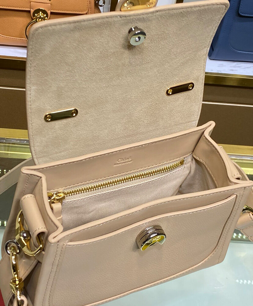 Chloe Mini Tess Day Shoulder Bag Cream